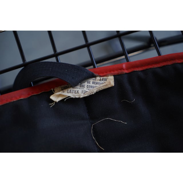 Metal Knoll Harry Bertoia Children's Yellow Chair For Sale - Image 7 of 8