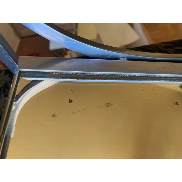 Art Deco French Chrome-Plated Wall Rack, 1930s For Sale - Image 9 of 11