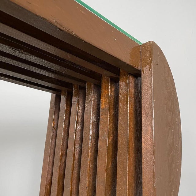 Italian Modern Bookcase with Glass Shelves, 1970s For Sale - Image 12 of 18