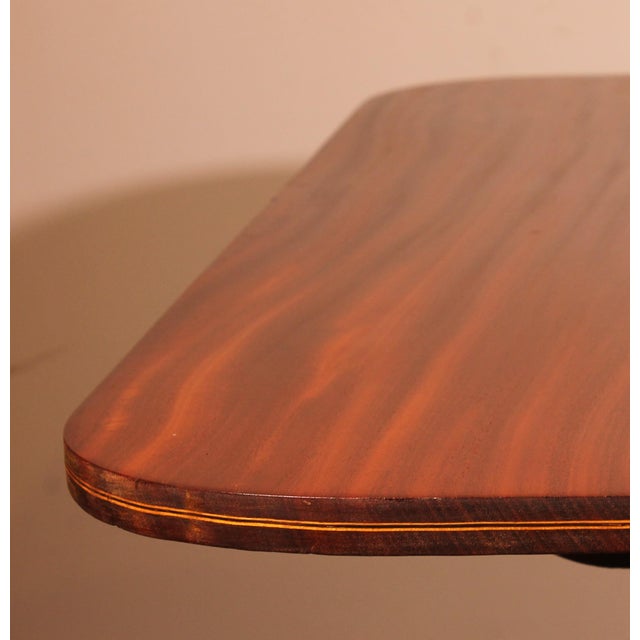 English Tripod Dining Table in Mahogany, 19th Century For Sale - Image 6 of 12