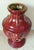 Large 25" Ornate Bombay Red Stoneware Figural Lion Handle Urn Vase For Sale - Image 14 of 17