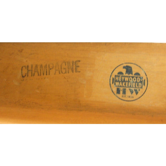 1950s Mid 20th Century Modern Table With Magazine Rack by Heywood Wakefield For Sale - Image 5 of 6