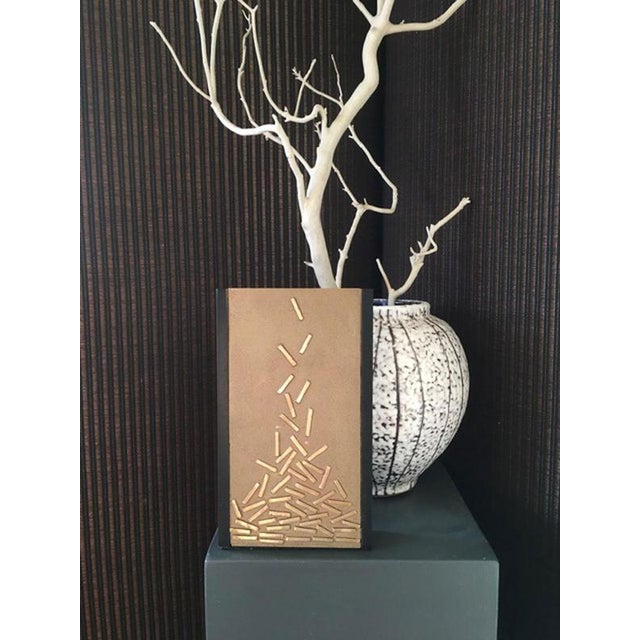 Vintage Italian Bronze Abstract Sculpture by Beppe Bonetti, 1990 For Sale - Image 11 of 18