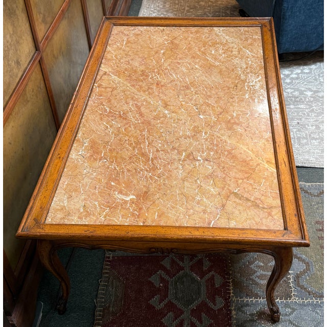 Late 20th Century Late 20th Century Louis XV Reproduction Coffee Table For Sale - Image 5 of 12