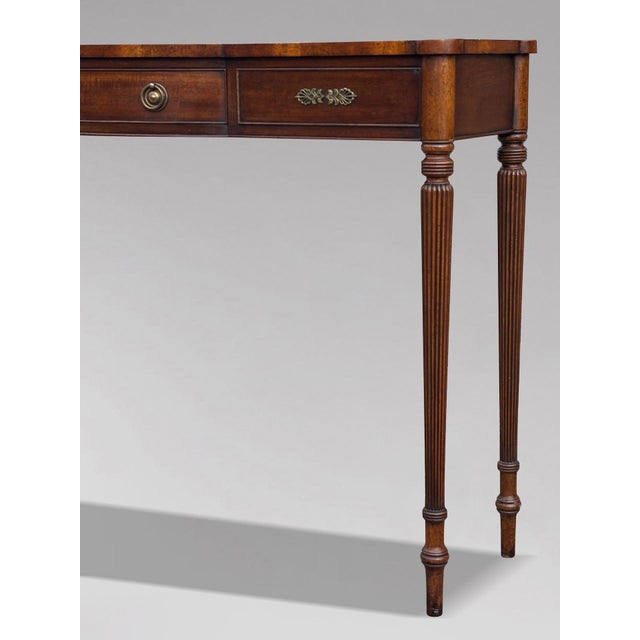 Mahogany Console Table by Arthur Brett, 1950s For Sale - Image 3 of 10
