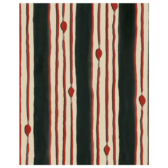 Mind the Gap Minuano Charcoal Wallpaper, Sample For Sale