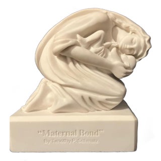 ​Large Timothy P. Schmalz "Maternal Bond" Desktop Sculpture - 20 LBS For Sale