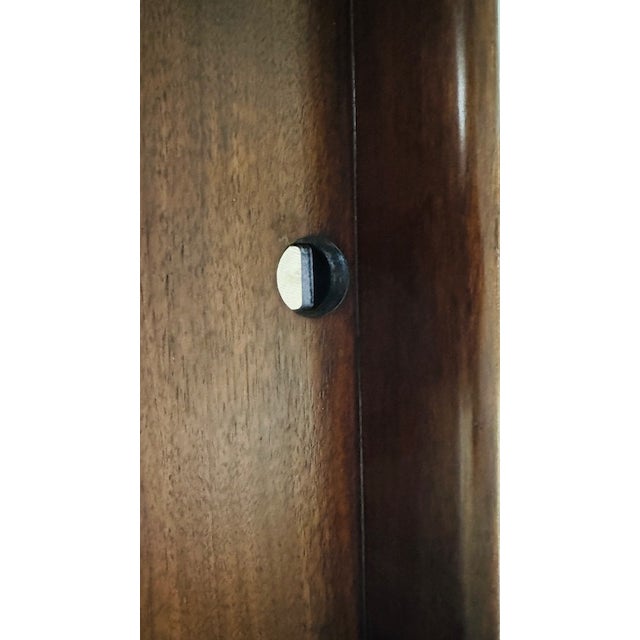 Wood Ambella Chairside Accent Table W/ Pullout Tray and Drawer For Sale - Image 7 of 8