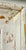 Carolina Mirror Company Carolina Mirror Company Distressed White & Gold 45" Wall Mirror For Sale - Image 4 of 9