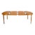 Compact Teak Danish Mid-Century Modern Dining Table w/ Large Leaves Extensions For Sale