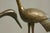 Gold Life-Size Sculptural Cranes in Patinated Brass, 1960s, Set of 2 For Sale - Image 8 of 18