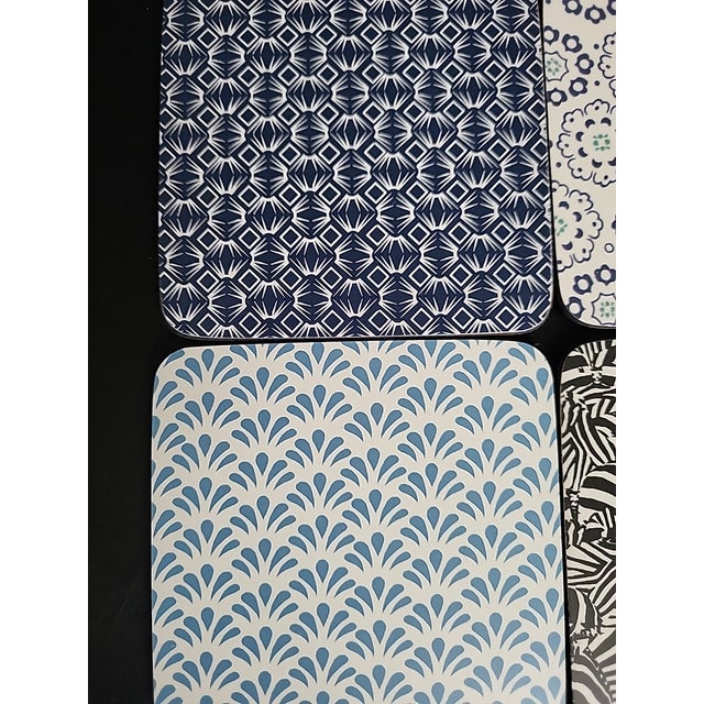 Wood Ted Baker Portmeirion Square Decorative Coasters with box - 6pcs For Sale - Image 7 of 7