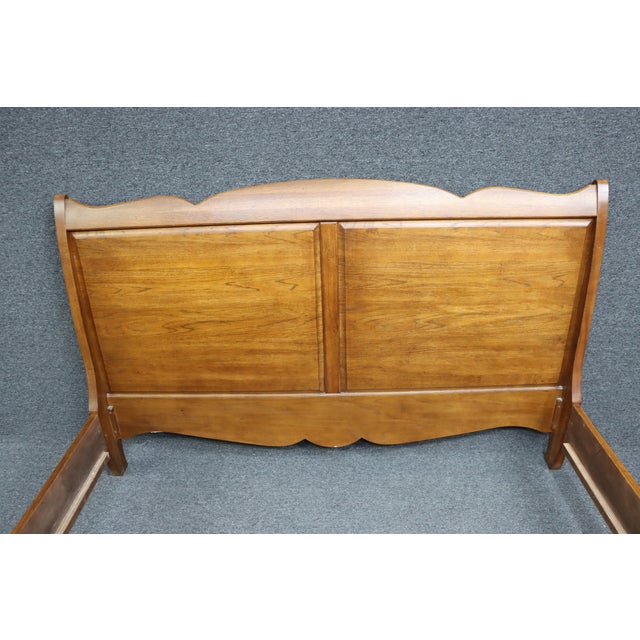 Thomasville Cherry Sleigh Bed King Chairish