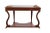 Traditional Early 20th Century Mahogany Console Writing Desk With Copper Planter Liners For Sale - Image 3 of 6