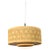 Animal Skin Leather Pull Pendant attributed to Charlotte Wawer for Home Lighting, Germany, 1970s For Sale - Image 7 of 7