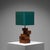 1970s Vintage French Teak Table Lamp, 1970s For Sale - Image 5 of 8