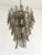Black Contemporary Smoked-Fumè “Rondini” Murano Glass Cascade Chandelier For Sale - Image 8 of 9