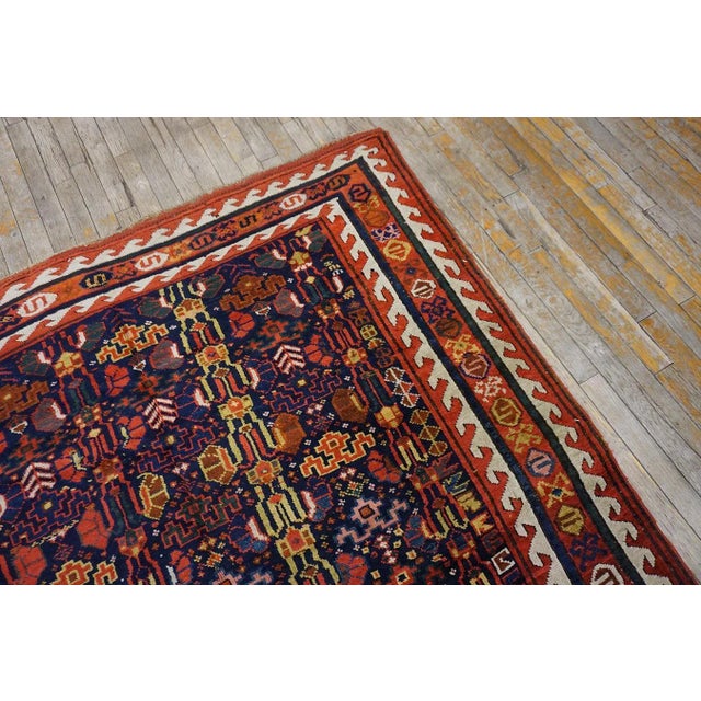 19th Century W Persian Sauj Bulak Carpet For Sale - Image 9 of 12