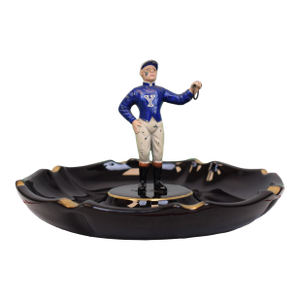 The "21" Club X Yale Blue Jockey Ashtray