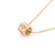 Diamond Clover Roller Chain Necklace in 14k Solid Gold For Sale In New York - Image 6 of 9