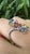 Set in 18k White Gold, Ceylon Multi Sapphires & Diamonds Engagement Ring, Us Size 6.5 For Sale - Image 9 of 11