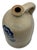 Outstanding Mid 1800s Antique American Blue Flower Decorated Stoneware 1 Gallon Jug in Excellent Condition. For Sale - Image 14 of 18