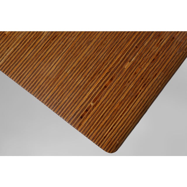 Mid-Century Stack-Laminated Lounge Chair by Tiller Lesser, Germany, 1990s For Sale - Image 12 of 12