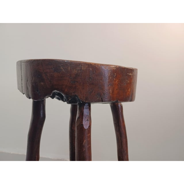 Brutalist High Stool, 1950s For Sale - Image 9 of 15