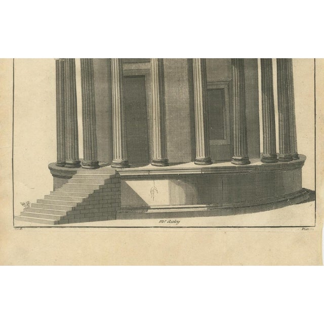 Paper Bernard de Montfaucon, Temple of Vesta & Classical Rotunda, 1721, Engraving For Sale - Image 7 of 10