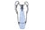 Cut Glass Jug with Silver Structure, Neck and Handles with Floral Motifs For Sale - Image 10 of 10
