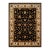 Pasargad Home Agra Black Silk & Wool Area Rug- 8'11'' X 12' 2'' For Sale