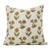 Fabdivine Handmade Block Printed Cushion Cover 14x20 Inch Viscose Linen- Kirti For Sale