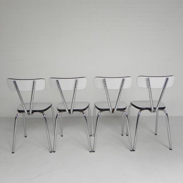 Formica Dining Table Chairs, 1960s, Set of 4 For Sale - Image 10 of 18