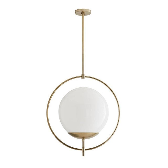 Abstract Arteriors Home Volta Pendant For Sale - Image 3 of 9