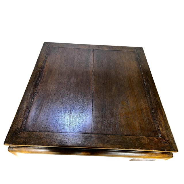 Antique Ming Style Eight Immortals Table With Cabriole Legs For Sale - Image 10 of 13