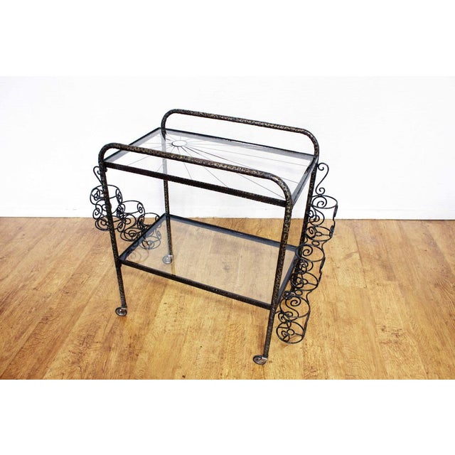 Mid-Century Serving Trolley, 1950s For Sale - Image 14 of 16