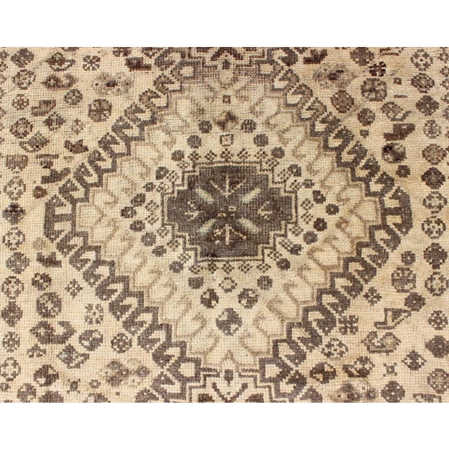 Tan Keivan Woven Arts Vintage Persian Shiraz 5'2 X 7'9 For Sale - Image 8 of 13
