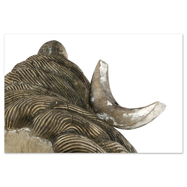 Large Shiva Sculpture in Wood For Sale - Image 12 of 15