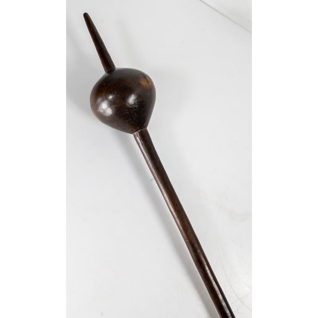 19th or 20th Century South African Carved Wood Knobkerrie Club, Zulu Peoples For Sale - Image 4 of 14