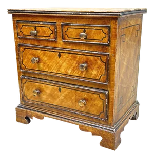 19th Century Painted Pine Chest of Drawers, 1850