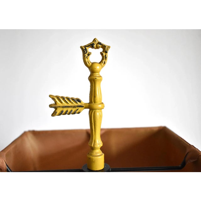 Tole Bouillotte Lamp For Sale - Image 4 of 12