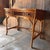 Bamboo and Wicker Dressing Table with Central Drawer For Sale - Image 4 of 6