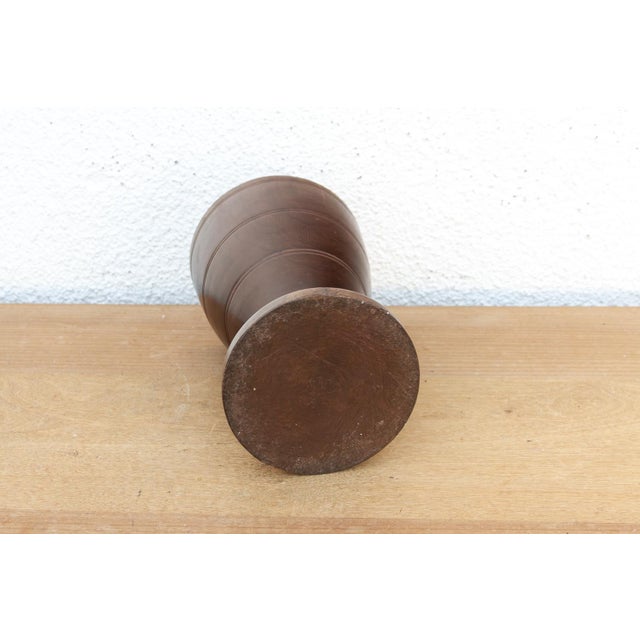 Early 20th Century Ceylon Turned Wood Goblet For Sale - Image 4 of 5