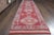 1970s Vintage Turkish Oushak Handmade Wool Cotton Pink Runner Rug For Sale In San Francisco - Image 6 of 11