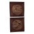 Thorvaldsen - Day and Night - Fine Lithographs in Magnificent Walnut Frames 1897 - Set of 2 For Sale
