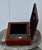 Red Vintage Mahogany Musical Jewelry Box /Velvet Interior For Sale - Image 8 of 12