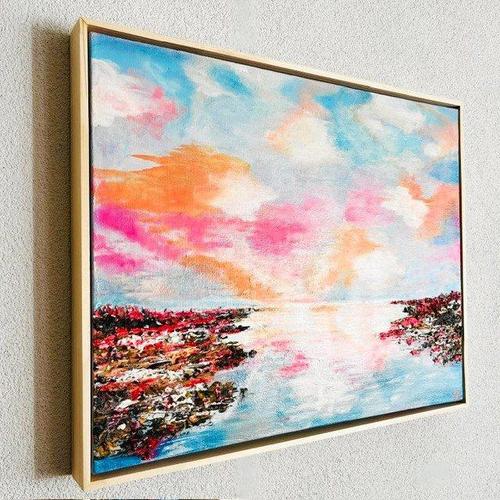 Contemporary Yvonne Beeris, Mister Pink Sky Pink Sunset, 2026, Acrylic For Sale - Image 3 of 9