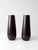 Vintage Wooden Vases With Glass Inserts Pair For Sale - Image 4 of 9