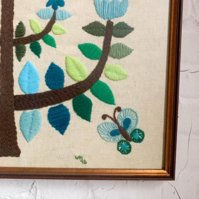 Beautiful hard to find tree of life design - "Blue Tulip Tree" tapestry designed by Liz Bauman for Paragon. The needle...