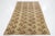Transitional Antique Khotan Handmade Floral Pattern Wool Rug in Tan For Sale - Image 3 of 9